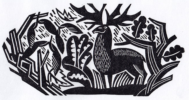 Seasonal Vignette - Stag