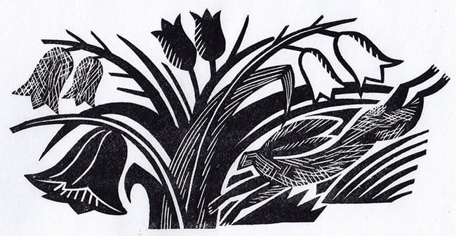 Seasonal  Vignette - Bluebell
