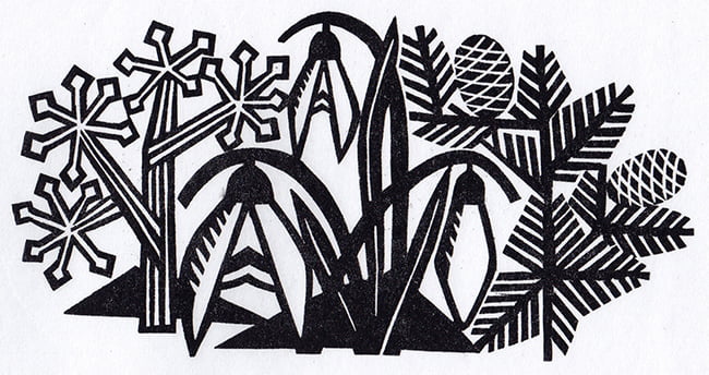 Seasonal Vignette - Snowdrop